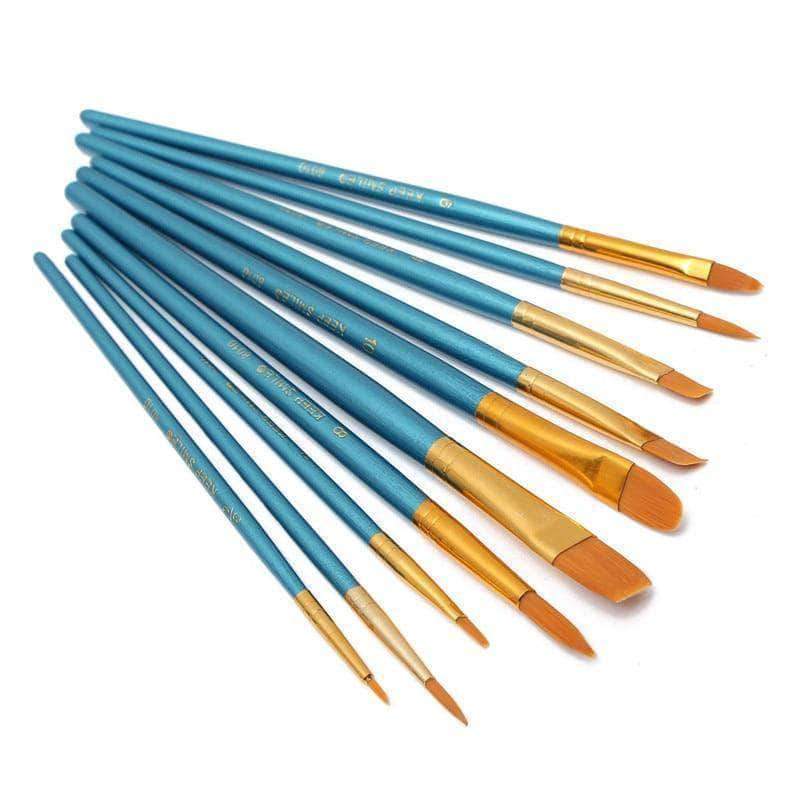 Extra 10 Pcs High Quality Paint Brushes