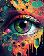 VIVA™ Mystical Eyes Collection (EXCLUSIVE) - Retro Futuristic Eye (16"x20")