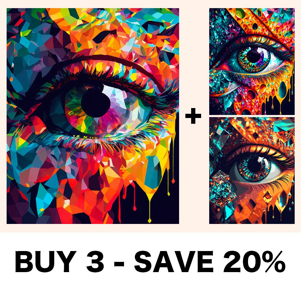 VIVA™ Mystical Eyes Collection (EXCLUSIVE) - Diamond Gaze (16"x20")