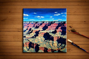 VIVA™ DIY Painting By Numbers - Grand Canyon Vista (20"x20" / 50x50cm)