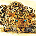 VIVA™ DIY Painting By Numbers -  Leopard (16"x20" / 40x50cm)