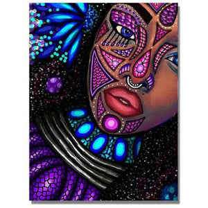 VIVA™ DIY Painting By Numbers - African Woman(16"x20" / 40x50cm)